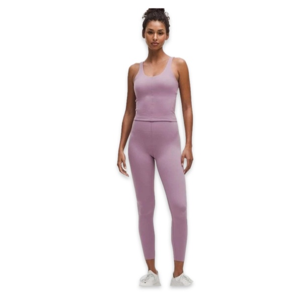 lululemon athletica Glow Up HR Tight 28” lavender lux Leggings new sz‎ 12 - Picture 1 of 10